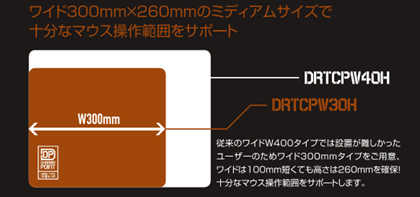 画像ギャラリー No.003のサムネイル画像 / DHARMAPOINT,ゲーマー向けマウスパッドの小型モデルを6月発売