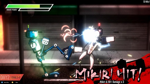 画像ギャラリー No.001のサムネイル画像 / ロボット対戦アクション「ROBOTEKA（ロボテカ）」デモ版にローカル2P対戦モードを追加。重心移動と“見切り”が特徴の2D格闘ゲーム