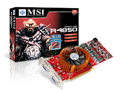 画像ギャラリー No.003のサムネイル画像 / 独自の電源回路&GPUクーラー採用のHD 4850カードがMSIから