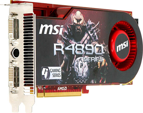 画像ギャラリー No.001のサムネイル画像 / MSI，クロックアップ版のATI Radeon HD 4890カードを市場投入