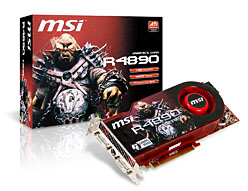 画像ギャラリー No.002のサムネイル画像 / MSI，クロックアップ版のATI Radeon HD 4890カードを市場投入
