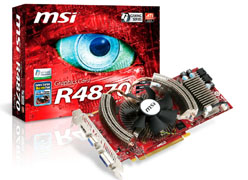 画像ギャラリー No.001のサムネイル画像 / MSI,オリジナルクーラー採用のメモリ1GB版HD 4870カードを発表
