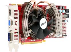 画像ギャラリー No.002のサムネイル画像 / MSI,オリジナルクーラー採用のメモリ1GB版HD 4870カードを発表