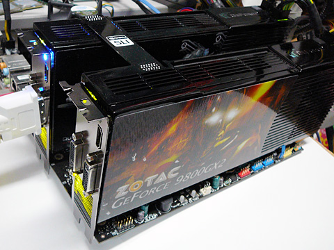 画像ギャラリー No.007のサムネイル画像 / GeForce 9800 GX2のQuad SLIは究極のハイエンドゲーム環境たり得るか？