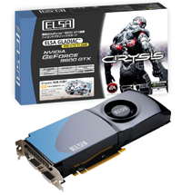 画像ギャラリー No.001のサムネイル画像 / ELSA，「クライシス」推奨のGeForce 9800 GTX搭載カードを発売