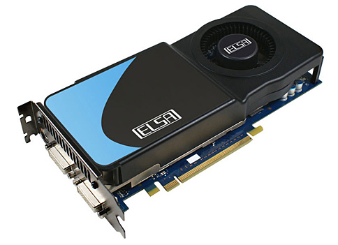 画像ギャラリー No.003のサムネイル画像 / ELSA,カード長229mm&補助電源1系統の9800 GTX+カードなど