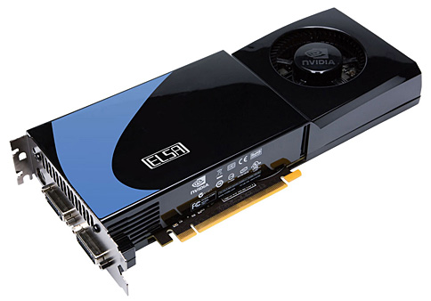 画像ギャラリー No.005のサムネイル画像 / ELSA,カード長229mm&補助電源1系統の9800 GTX+カードなど
