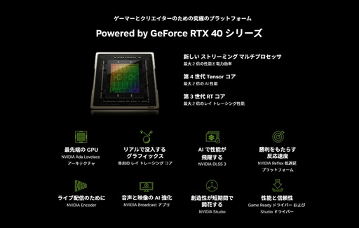 画像ギャラリー No.003のサムネイル画像 / G-GEAR,GeForce RTX 4080搭載ゲーマー向けPC計2製品を発売