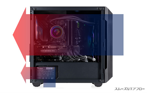 画像ギャラリー No.003のサムネイル画像 / 小型ゲームPC「G-GEAR Aim」のRTX 4070 Ti＆第13世代Coreモデル発売
