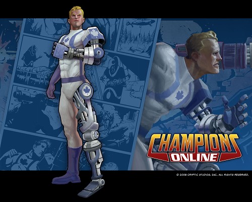 画像ギャラリー No.001のサムネイル画像 / 「Champions Online」,廃墟と化したテーマパークを写したショット