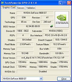 画像ギャラリー No.009のサムネイル画像 / 新世代のミドルクラスGPUは買いか？ 「GeForce 9600 GT」のレビュー掲載