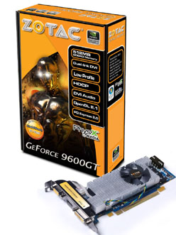 画像ギャラリー No.002のサムネイル画像 / アスク,ZOTAC製のLow Profile版GeForce 9600 GTカード
