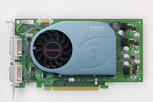 画像ギャラリー No.001のサムネイル画像 / Leadtek,補助電源不要の「GeForce 9600 GT」カードを発売
