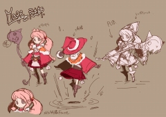 画像ギャラリー No.005のサムネイル画像 / 「キノスワールド」,正式ロゴと制作中のキャライラスト4種類を公開