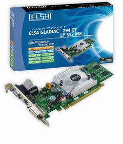 画像ギャラリー No.002のサムネイル画像 / ELSA,GeForce 9400 GT搭載Low Profileカードを発売