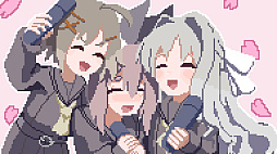画像ギャラリー No.006のサムネイル画像 / 仲良しの3人が繰り返す卒業式は，やがて悪夢に変わっていく。短編ホラーノベルゲーム「ゆめみるサクラの卒業式」，Steam版を2026年10月22日に発売予定