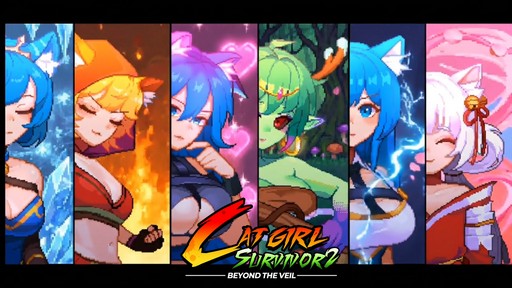 画像ギャラリー No.011のサムネイル画像 / 新たな冒険はベルトスクロールアクションに。ネコ耳魔法使いが現代都市で大暴れする「Catgirl Rage: Claws of Fury」プレイレポート［OIGS2026］