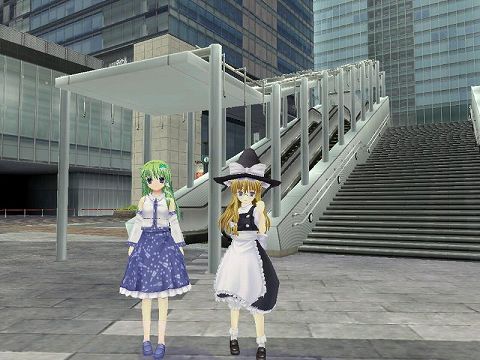 画像ギャラリー No.003のサムネイル画像 / 「ai sp@ce」,“東風谷早苗”のコスプレ衣装実装。“ゆっくり”も
