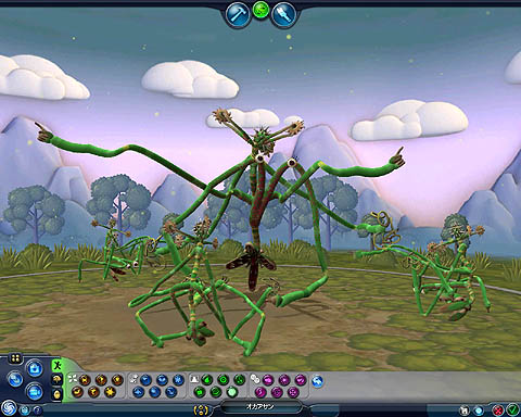 画像ギャラリー No.010のサムネイル画像 / 「SPORE クリーチャー クリエイター」で銀河系の支配を目指そう。目指すだけならタダだ