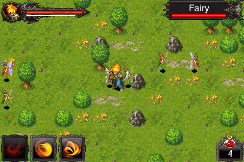 画像ギャラリー No.003のサムネイル画像 / ［iPhone］タップ操作だけで遊べるアクションRPG「フェノア戦記2」登場