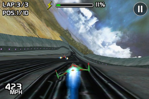 画像ギャラリー No.003のサムネイル画像 / ［iPhone］WipeOutファンならグッとくること請け合いの反重力レース登場