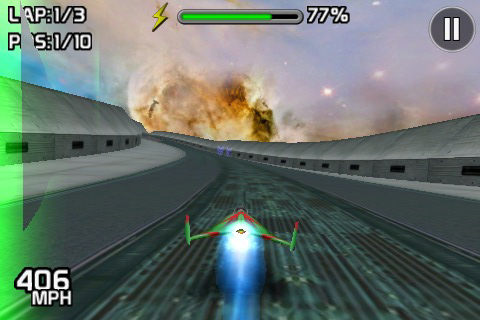 画像ギャラリー No.004のサムネイル画像 / ［iPhone］WipeOutファンならグッとくること請け合いの反重力レース登場