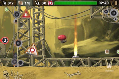 画像ギャラリー No.001のサムネイル画像 / ［iPhone］スチームパンク的な世界観が魅力的なアクションゲーム「Blimp」