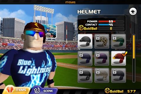 画像ギャラリー No.008のサムネイル画像 / ［iPhone］やり込み度はメジャー級。ホームラン競争「HOMERUN BATTLE 3D」