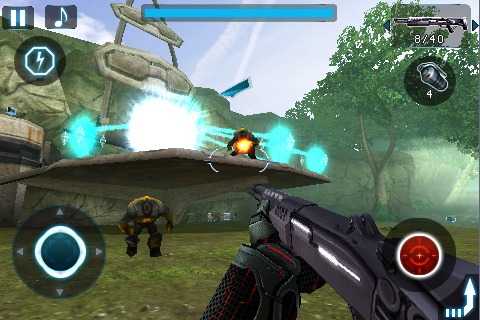 画像ギャラリー No.002のサムネイル画像 / ［iPhone］待ちに待った！ iPhone/iPod touchゲーマー待望のSF FPS「N.O.V.A.」がついに配信開始