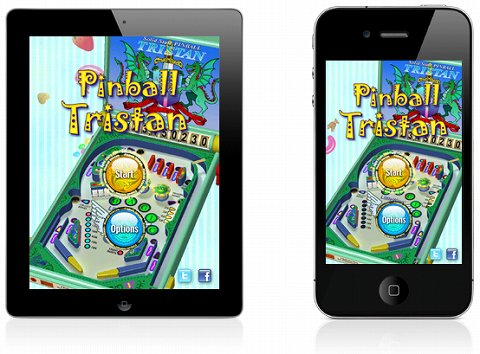 画像ギャラリー No.001のサムネイル画像 / リトルウイング，iPhone/iPad向けピンボールゲーム「Pinball Tristan」を発売