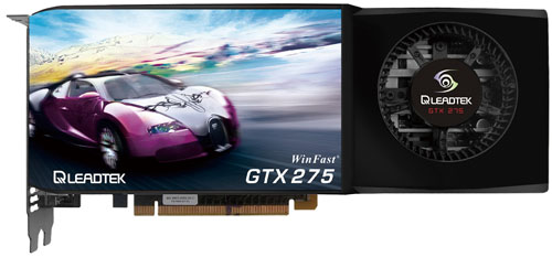 画像ギャラリー No.001のサムネイル画像 / Leadtek,リファレンス準拠のGeForce GTX 275搭載カードを発表