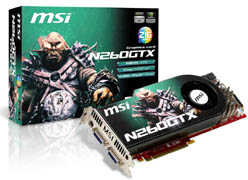 画像ギャラリー No.001のサムネイル画像 / MSI，オリジナル基板＆OC仕様のGeForce GTX 260カードを発売