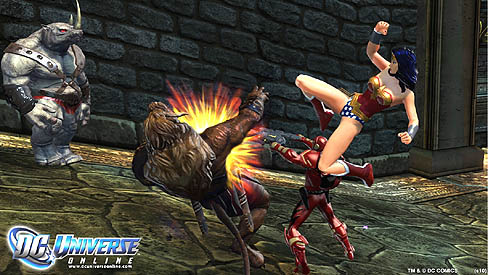 画像ギャラリー No.007のサムネイル画像 / Sony Online Entertainmentが，MMOアクション「DC Universe Online」に登場するワンダーウーマンのアートワークを公表