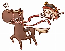 画像ギャラリー No.001のサムネイル画像 / カラフルなうまが育つ! 走る! 「ちょこっとダービー」2次オープンテスト開始
