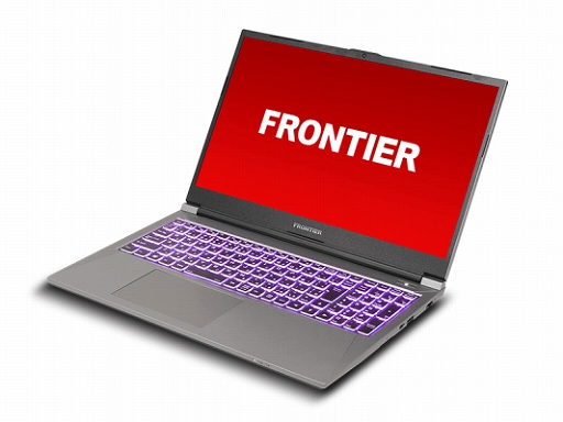 画像ギャラリー No.001のサムネイル画像 / FRONTIER,RTX 3050搭載で約15万円のゲーマー向けノートPCを発売