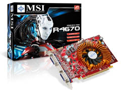 画像ギャラリー No.002のサムネイル画像 / 1スロット仕様のクーラーを搭載したHD 4670カードがMSIから