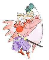 画像ギャラリー No.002のサムネイル画像 / Wii用ソフト「大神（おおかみ）」アマテラスに深く関わってくるキャラクター「ウシワカ」の情報を公開