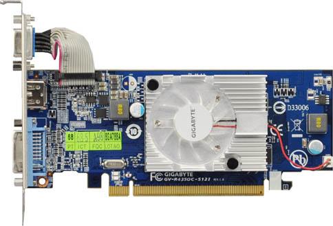画像ギャラリー No.001のサムネイル画像 / リンクス，HDMI出力標準対応のGIGABYTE製HD 4350カードを発売