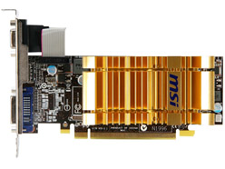 画像ギャラリー No.001のサムネイル画像 / MSI，Low Profile仕様でファンレスのHD 4550カードを発売