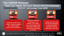 画像ギャラリー No.008のサムネイル画像 / AMD,Fusionを推進する「VISION」ブランドを立ち上げ。PhenomもTurionもRadeonも,VISIONの中に溶けていく