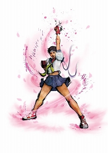 画像ギャラリー No.020のサムネイル画像 / 「ストリートファイターIV」のテレビCFは高田光莉さん演じる「さくら」が主役！　撮影現場の様子をお届け
