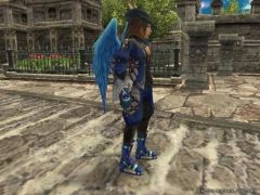 画像ギャラリー No.002のサムネイル画像 / 「アルカディアサーガ」,大空を背負え。青き翼“ケルブフリューゲル”登場