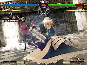 画像ギャラリー No.011のサムネイル画像 / 「フェイト/アンリミテッドコード」,PS2版追加キャラ“セイバーオルタ”のプレイムービーをアップ&主要キャラ4人を紹介
