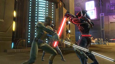 画像ギャラリー No.003のサムネイル画像 / 「Star Wars: The Old Republic」の最新ムービー公開。伝説の男ダース・レヴァンの秘密基地に,シスの部隊が迫るクエストを紹介