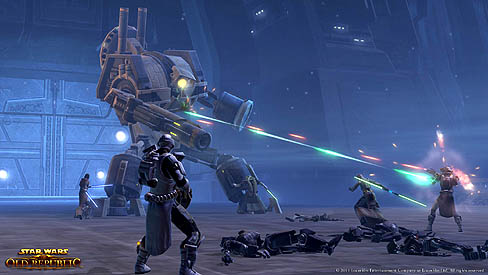 画像ギャラリー No.002のサムネイル画像 / 2011年内のサービス開始が発表された「Star Wars: The Old Republic」の最新ムービー公開。混乱に陥った銀河の運命を握るのは,キミだ