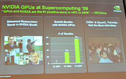 画像ギャラリー No.011のサムネイル画像 / 「なぜいまGPGPUか」NVIDIAのHuang CEO,スパコンのイベントで講演