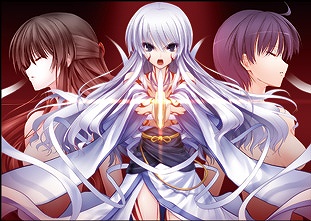 画像ギャラリー No.001のサムネイル画像 / PSP「夢想灯籠」,予約特典ポストカードのイラストが公開