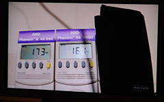 画像ギャラリー No.006のサムネイル画像 / オーバークロック耐性と省電力が力強くアピールされた，Phenom IIローンチイベント