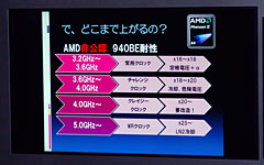 画像ギャラリー No.008のサムネイル画像 / オーバークロック耐性と省電力が力強くアピールされた，Phenom IIローンチイベント