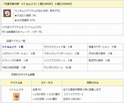画像ギャラリー No.001のサムネイル画像 / 「エンジェル戦記」，ガイアモールに新PD「リトルムジラの卵」が登場